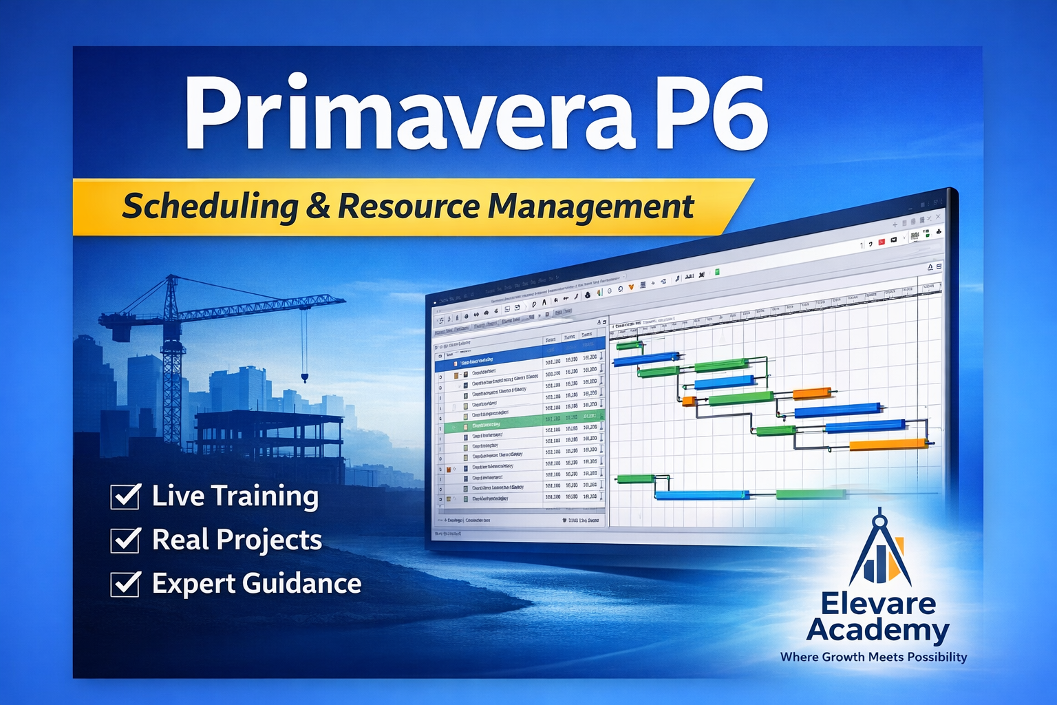Primavera P6-Scheduling & Resource Management