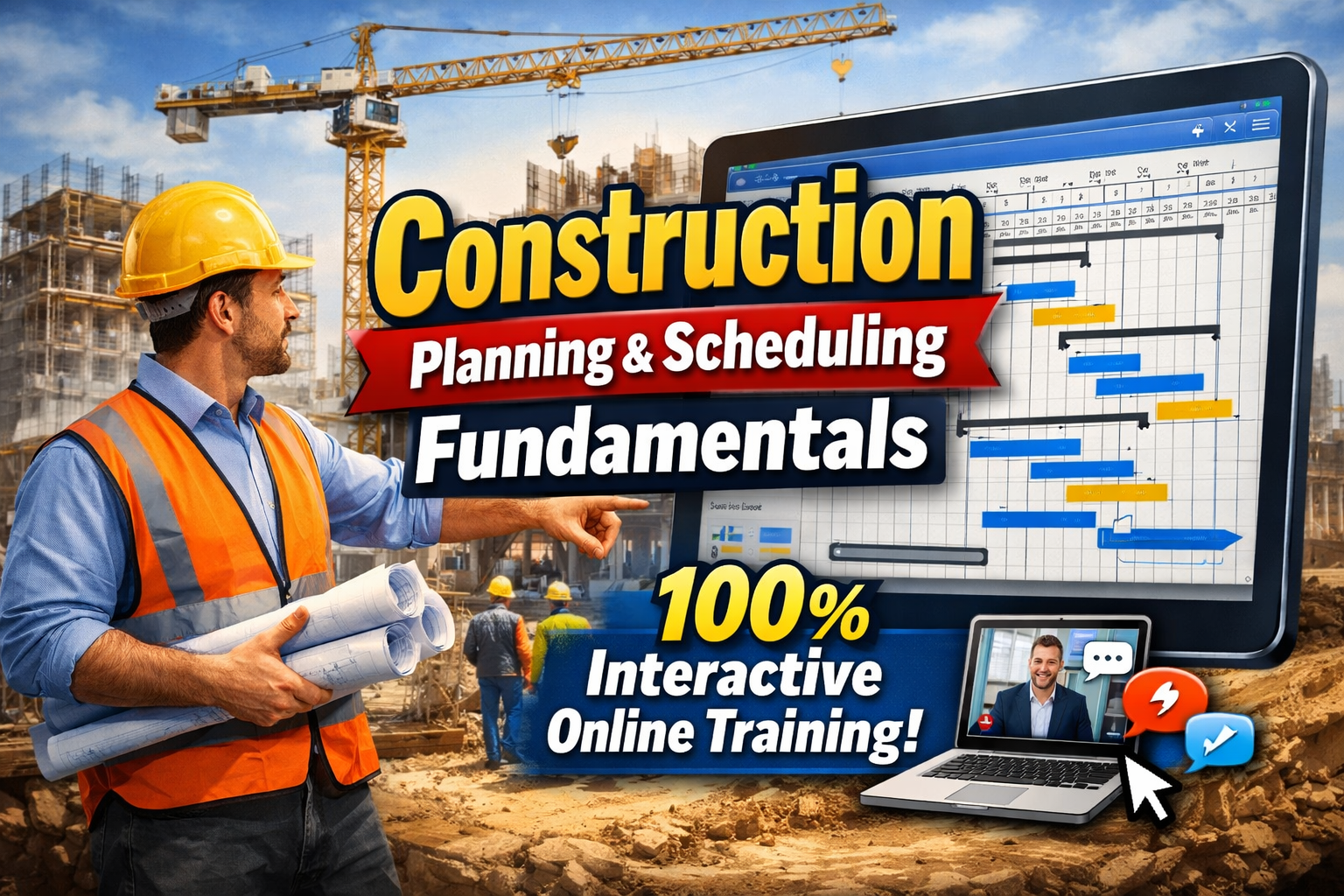 Construction Planning & Scheduling Fundamentals – Live Interactive Training